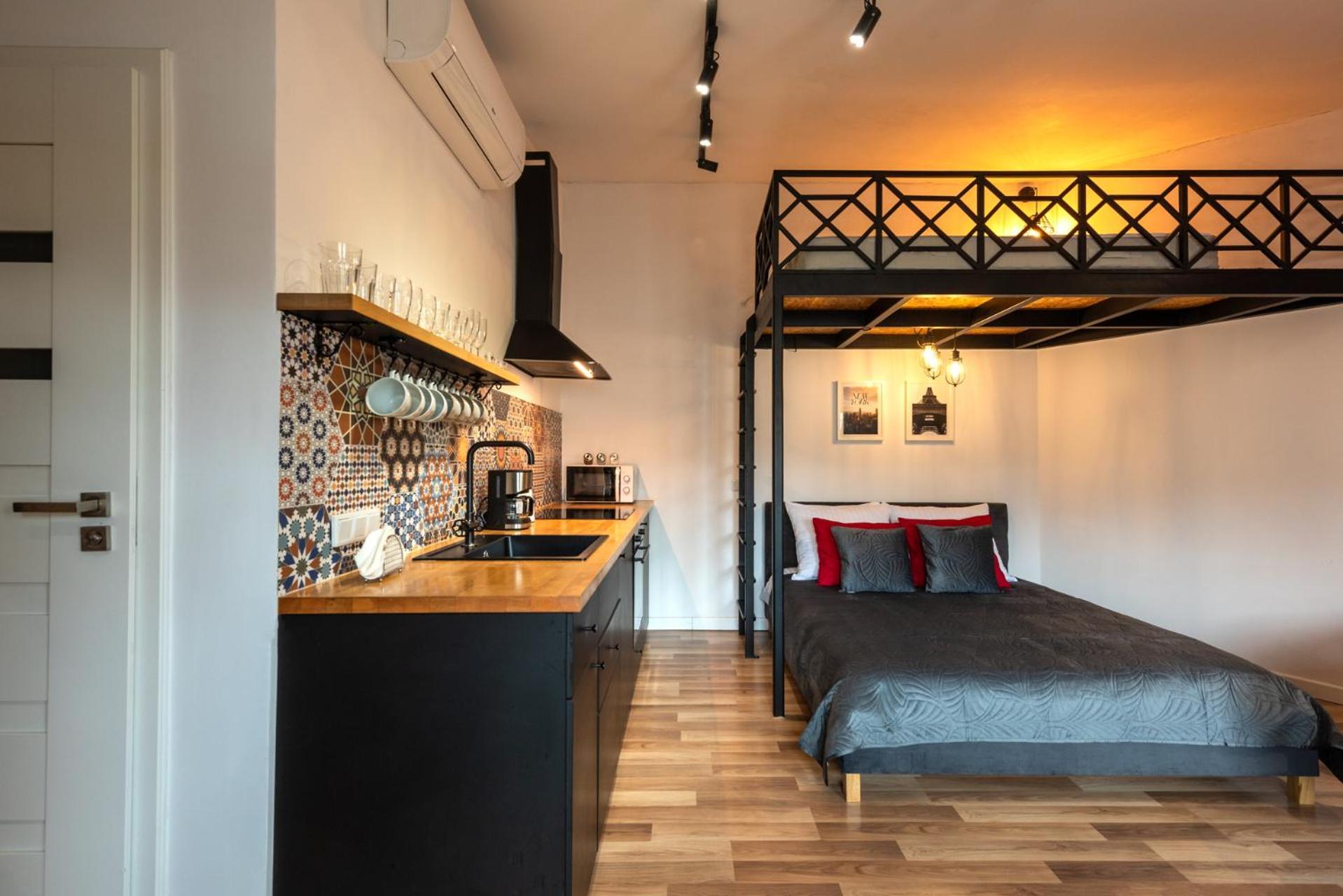 Modern Apartment Arizona Studio Old Town Dietla Balcony 克拉科夫 外观 照片