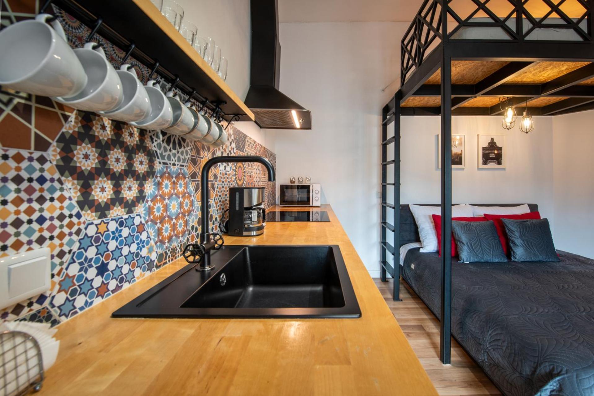 Modern Apartment Arizona Studio Old Town Dietla Balcony 克拉科夫 外观 照片