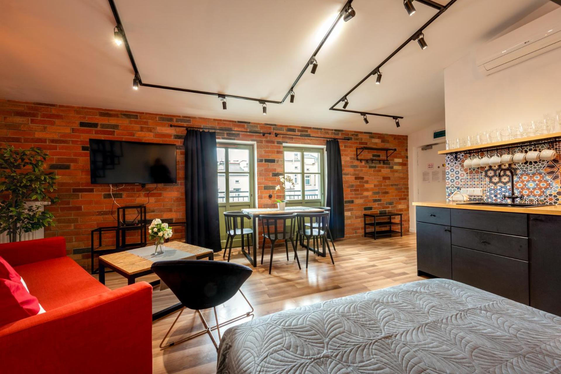 Modern Apartment Arizona Studio Old Town Dietla Balcony 克拉科夫 外观 照片