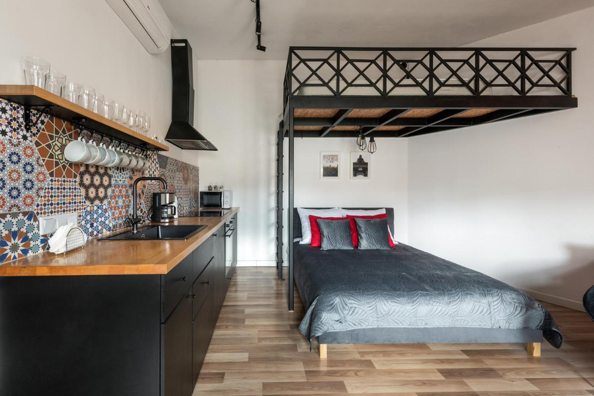 Modern Apartment Arizona Studio Old Town Dietla Balcony 克拉科夫 外观 照片